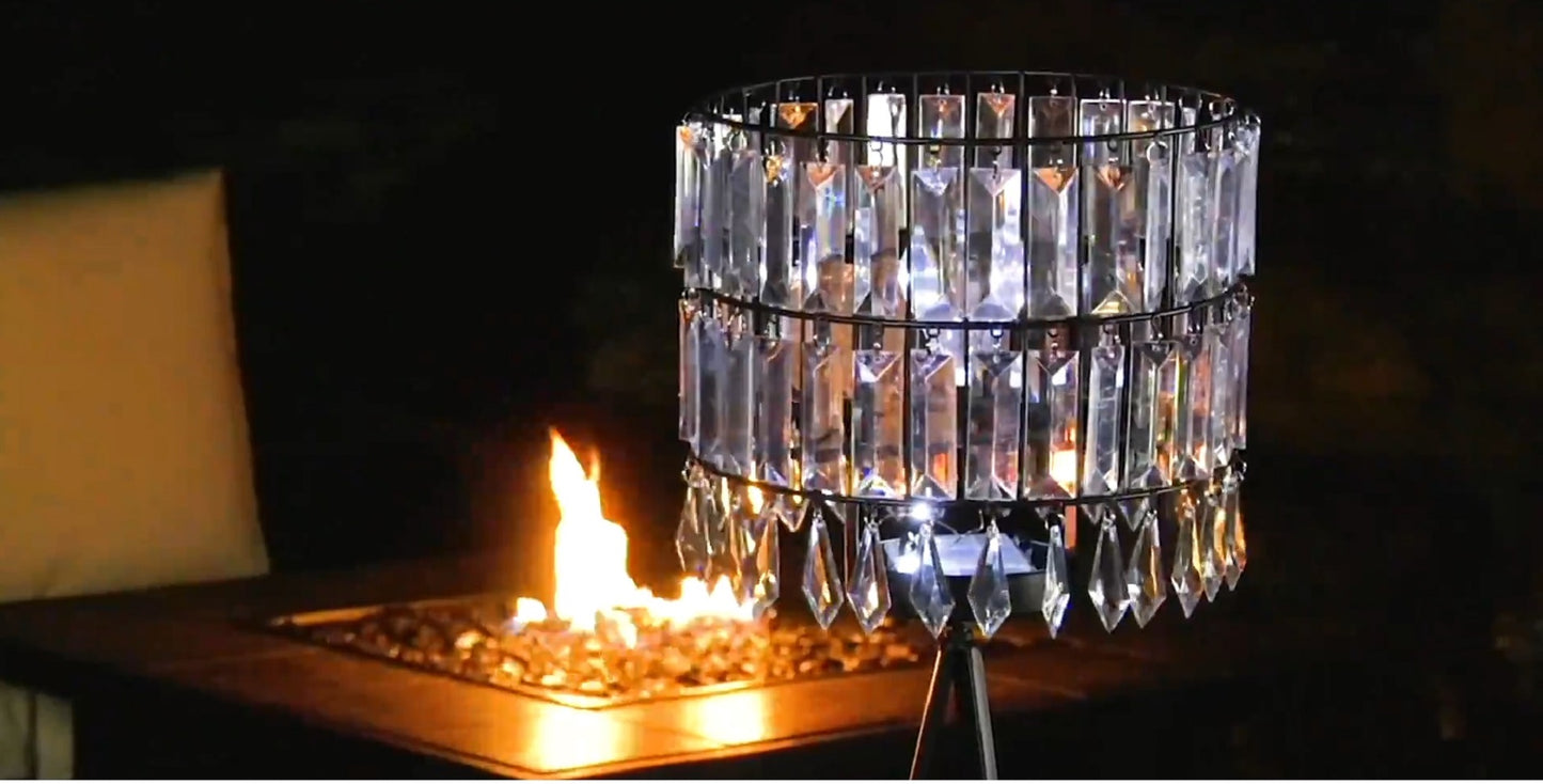 INDOOR-OUTDOOR CHANDELIER LAMP WITH REMOTE CONTROL