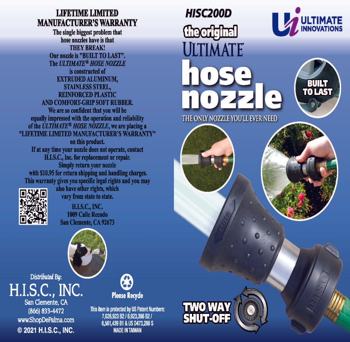 Original Ultimate Fireman’s Hose Nozzle