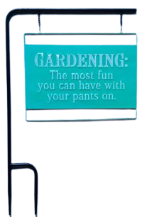 Metal Gardening Sign and Stake