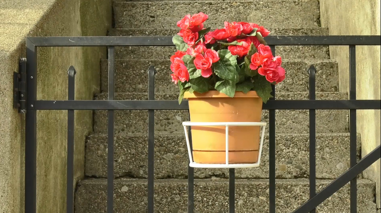 Set of 3 Rail Hanging Pot Holders