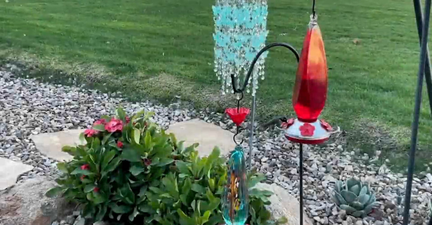 HUMMINGBIRD FEEDERS - M79991 - SINGLE TEAR DROP SERIES