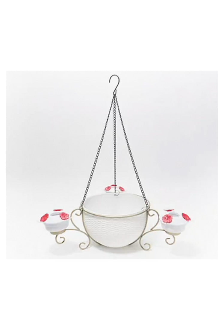 Hanging Planter & 3 Bird Feeders M71058