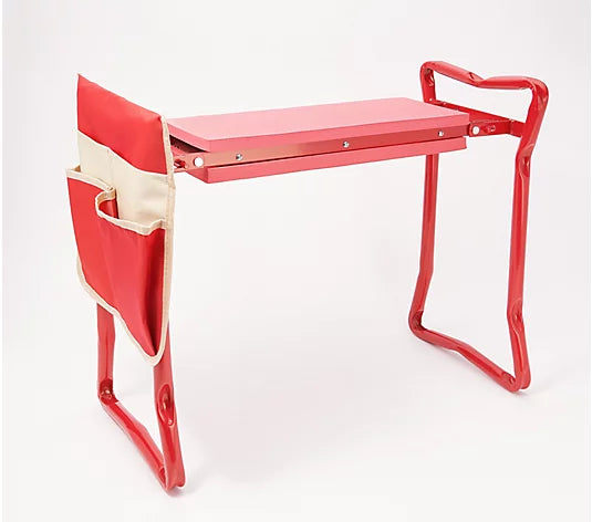 Folding Garden Kneeling Bench with Pocket