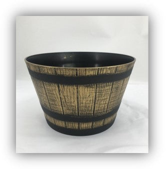 whisky barrel plant pot Set of 2 Whiskey Barrel Planters – SHOPDEPALMA