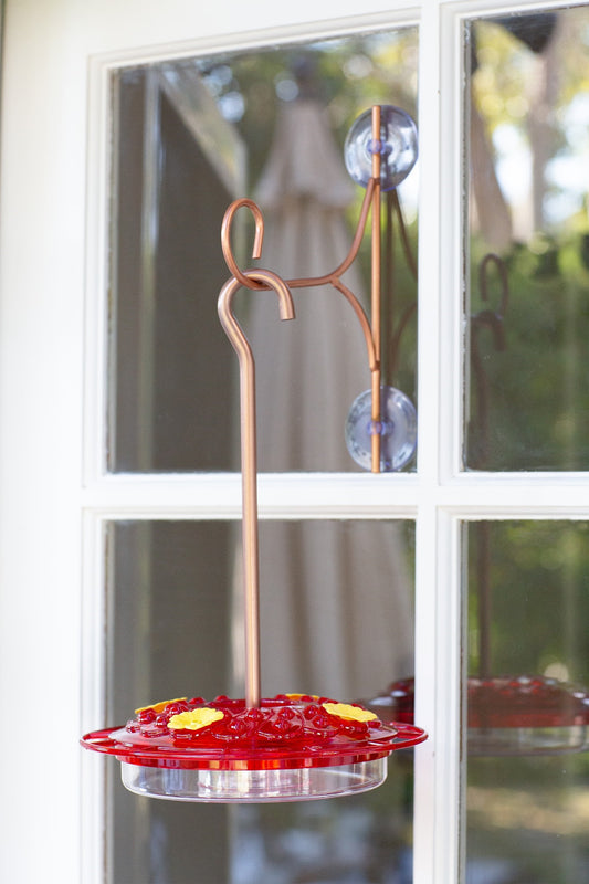Set of 2 Mini Flat Hummingbird Feeder