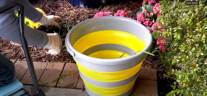 Set of 2 Collapsible 4-Gallon Buckets