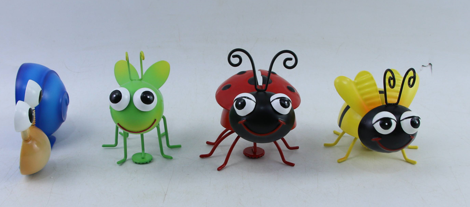 SET  OF 4 MAGNETIC GARDEN FRIENDS