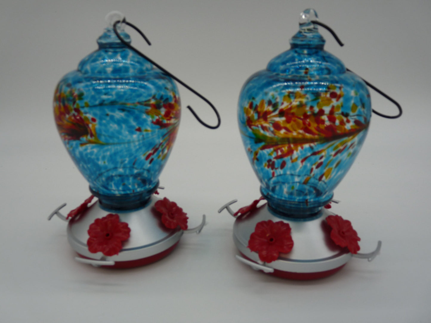 Set of 2 Glass Hummingbird Feeders by Ultimate Innovations